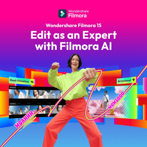 Filmora 15 - MAC - licence à usage personnel - licence perpétuelle