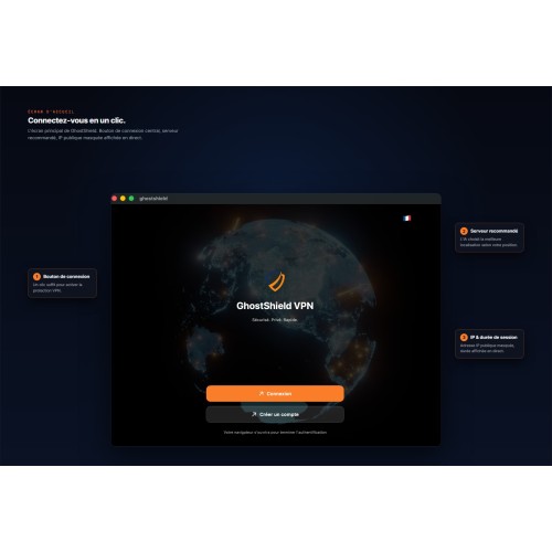 GhostShield VPN | VPN sécurisé, confidentialité et protection Internet