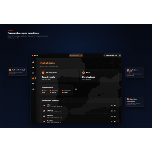 GhostShield VPN | VPN sécurisé, confidentialité et protection Internet
