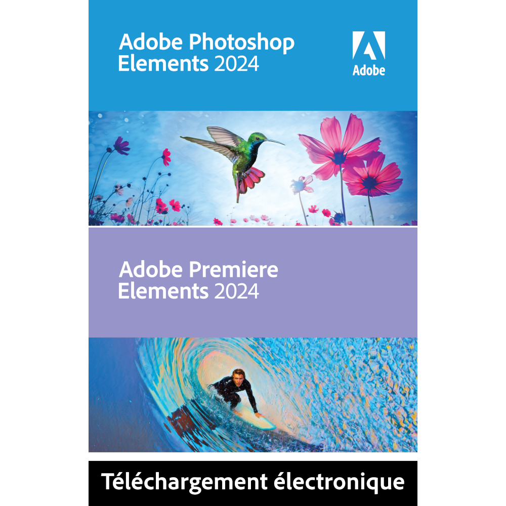 ADOBE Photoshop Elements 2024 + Premiere Elements 2024 - Windows