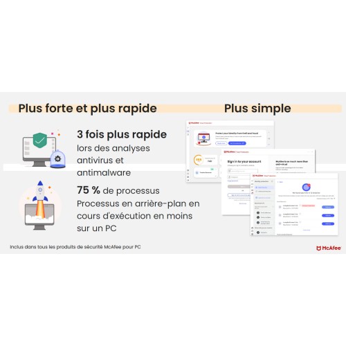 1 An 3 Appareils: McAfee Total Protection 2025 - 1 AN - 3 appareils