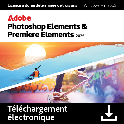 ADOBE Photoshop Elements 2025 & Premiere Elements 2025 - (Windows - Mac)