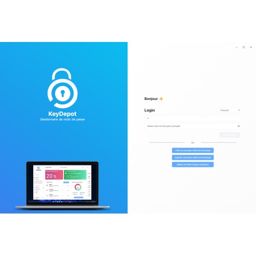 KeyDepot - Gestionnaire de mot de passe