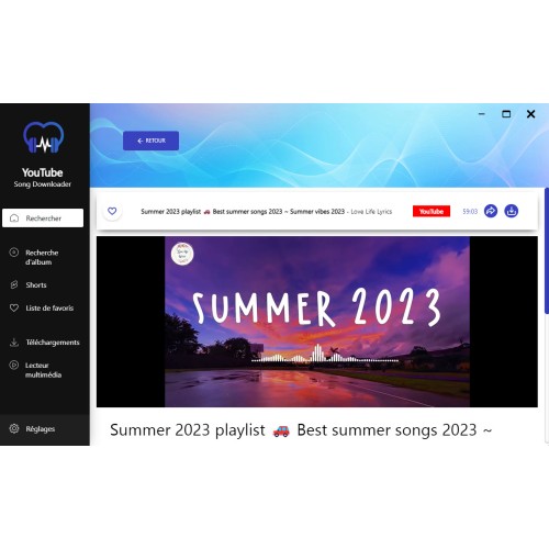 YouTube Song Downloader – Téléchargez musiques ET vidéos