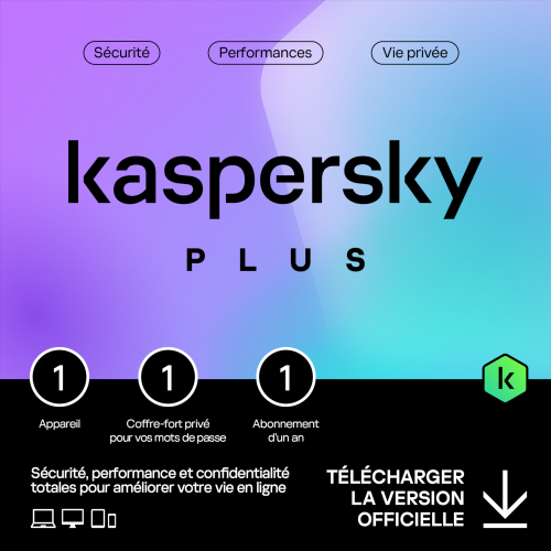 Kaspersky Plus – Internet Security | Protection complète pour PC, Mac, Android et iOS