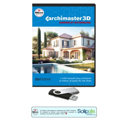 ArchiMaster 3D - Jardins & Extérieurs -  Boitier DVD