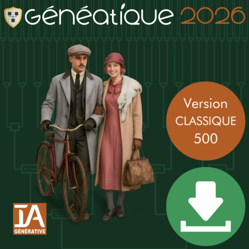 Généatique 2026 - Logiciel de généalogie par CDIP