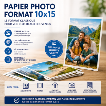 Papier Photo format 10x15